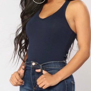 Fashion nova racerback bodysuit